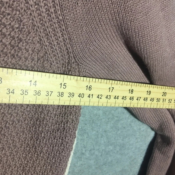 Womens Loft Sweater Tunic Length Colorblock Winter Fall Knit Closet Staple - Picture 4 of 5